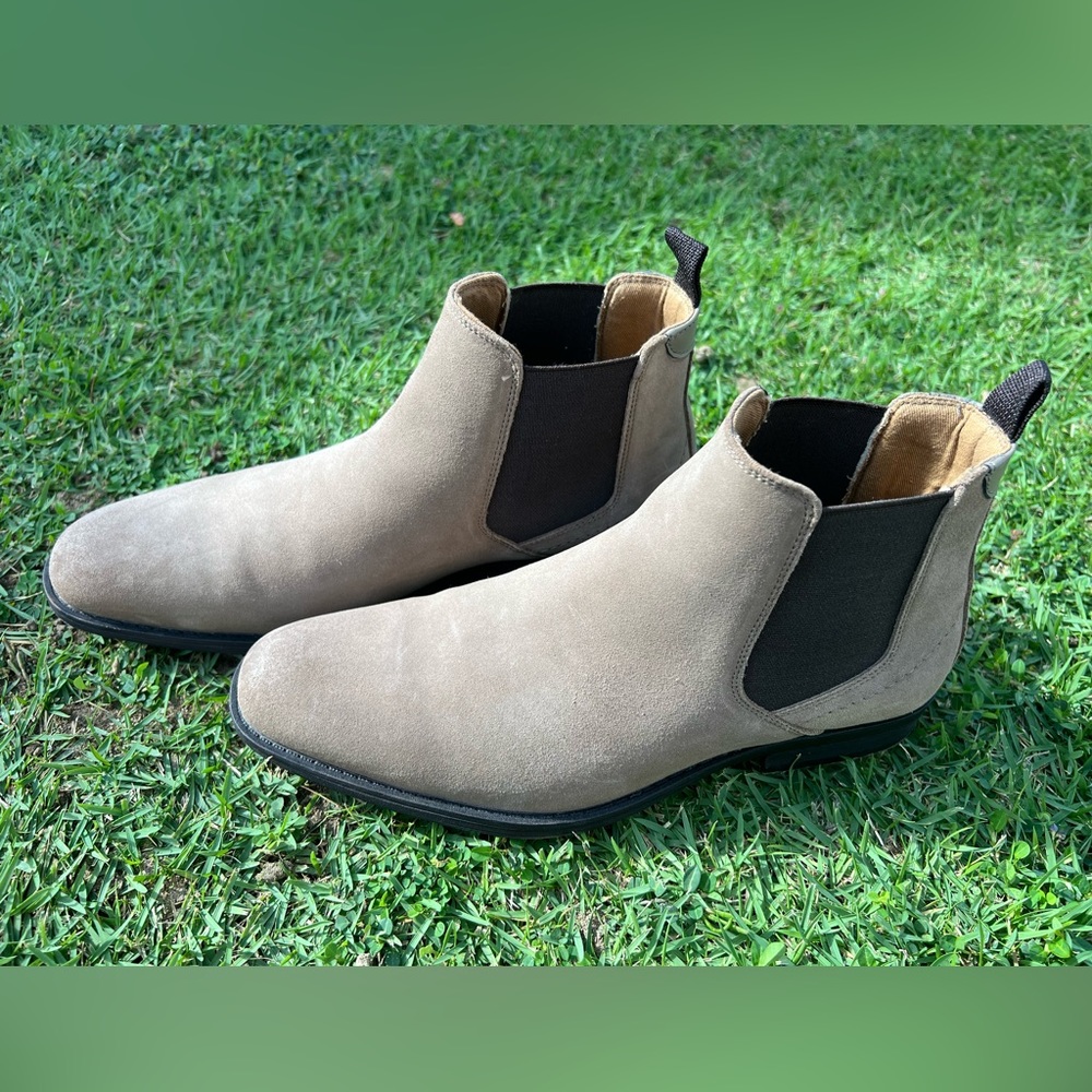 Aldo boots, size 7.5 man, size 9 woman, color tan